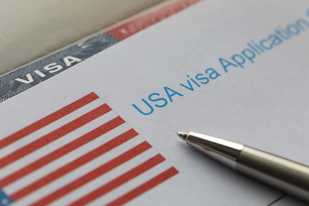 USA visa application paper form