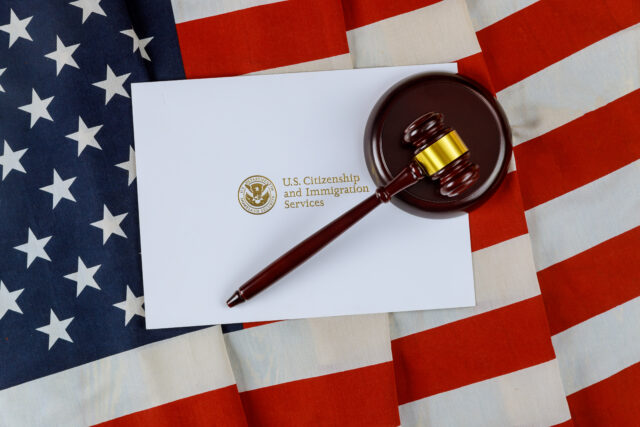flag gavel immigration law